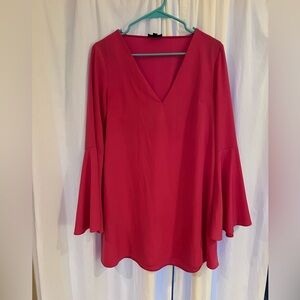 TOPSHOP mini bell sleeve dress